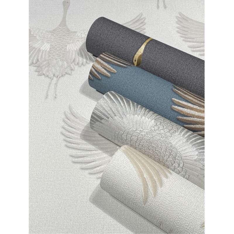 Tapete Beige, Creme, Blau, Braun Marburg Vliestapete (1043695)