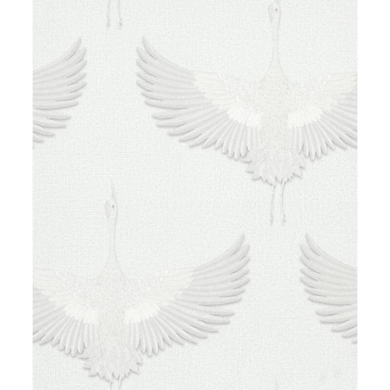 Tapete Grau, Silber, Weiß Marburg Vliestapete (1043692)