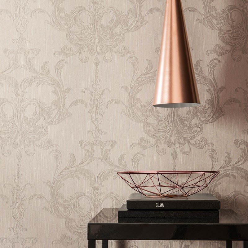 Tapete Beige, Creme, Braun Architects Paper Textiltapete (1024205)