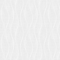 Tapete Wei&szlig; &Uuml;berstreichbar Patent Decor...