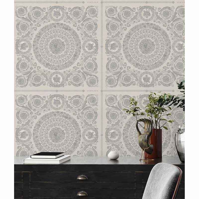 Tapete Grau, Silber VERSACE Vliestapete (1028875)