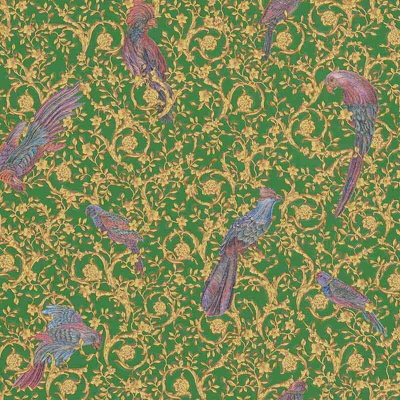 Tapete Gold, Kupfer, Grün VERSACE Vliestapete (1028868)