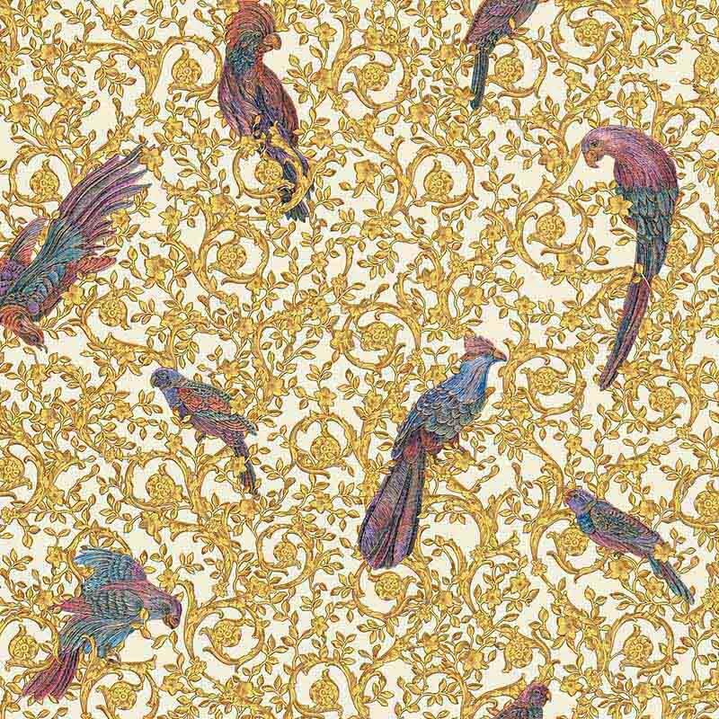 Tapete Gold, Kupfer, Weiß VERSACE Vliestapete (1028867)