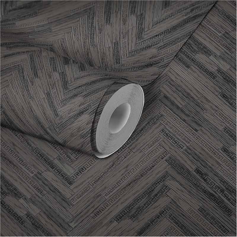 Tapete Schwarz, Anthrazit VERSACE Vliestapete (1028859)