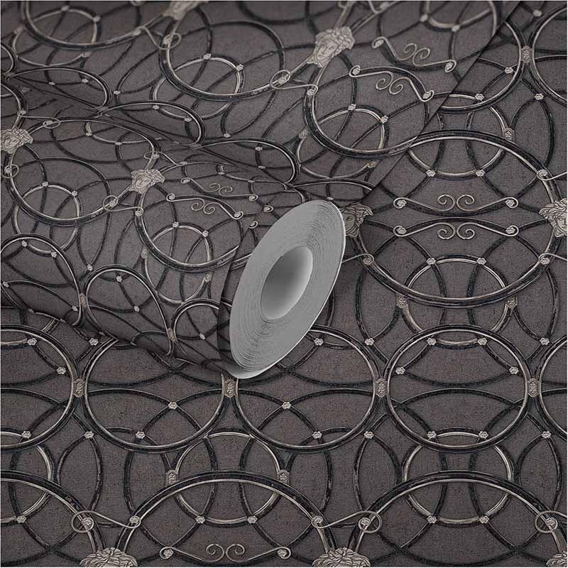 Tapete Schwarz, Anthrazit VERSACE Vliestapete (1028845)