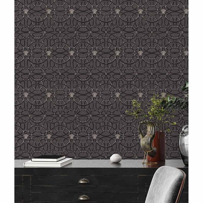 Tapete Schwarz, Anthrazit VERSACE Vliestapete (1028845)