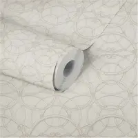 Tapete Grau, Silber, Wei&szlig; VERSACE Vliestapete...