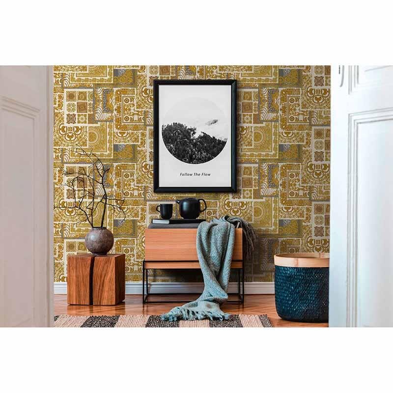 Tapete Beige, Creme, Gold, Kupfer VERSACE Vliestapete (1028840)