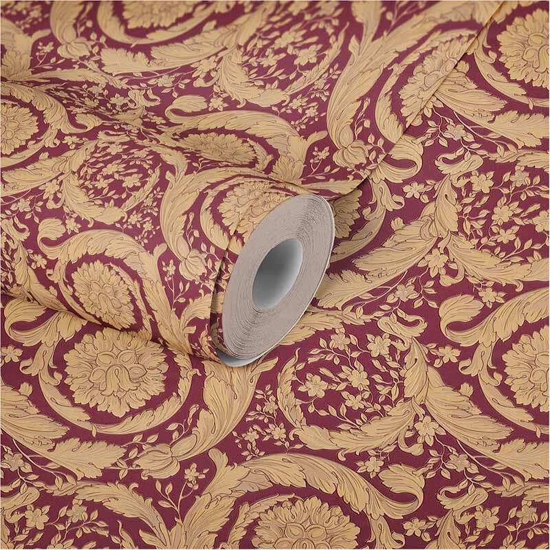 Tapete Gold, Kupfer, Rot VERSACE Vliestapete (1028453)