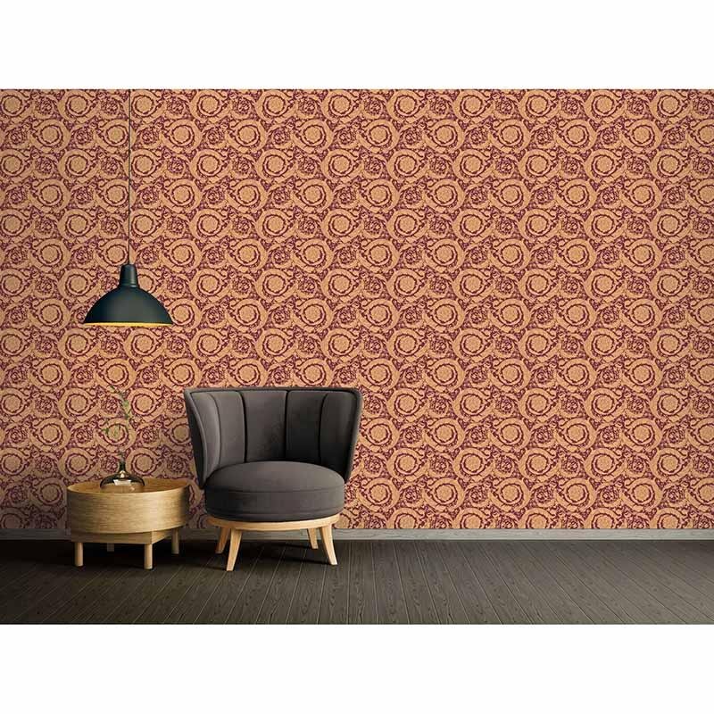 Tapete Gold, Kupfer, Rot VERSACE Vliestapete (1028453)