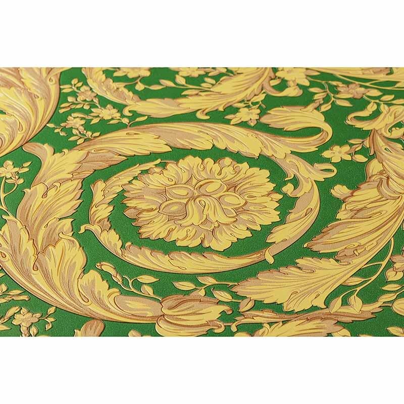 Tapete Gold, Kupfer, Grün VERSACE Vliestapete (1028452)