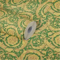 Tapete Gold, Kupfer, Gr&uuml;n VERSACE Vliestapete (1028452)