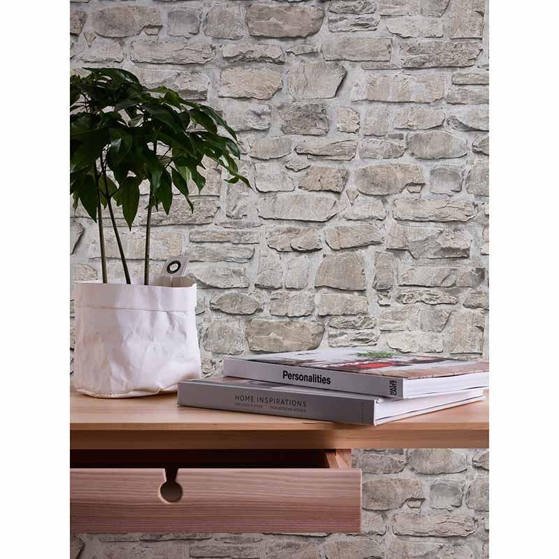 Tapete Beige, Creme, Grau, Silber AS-Creation Vliestapete (1028150)