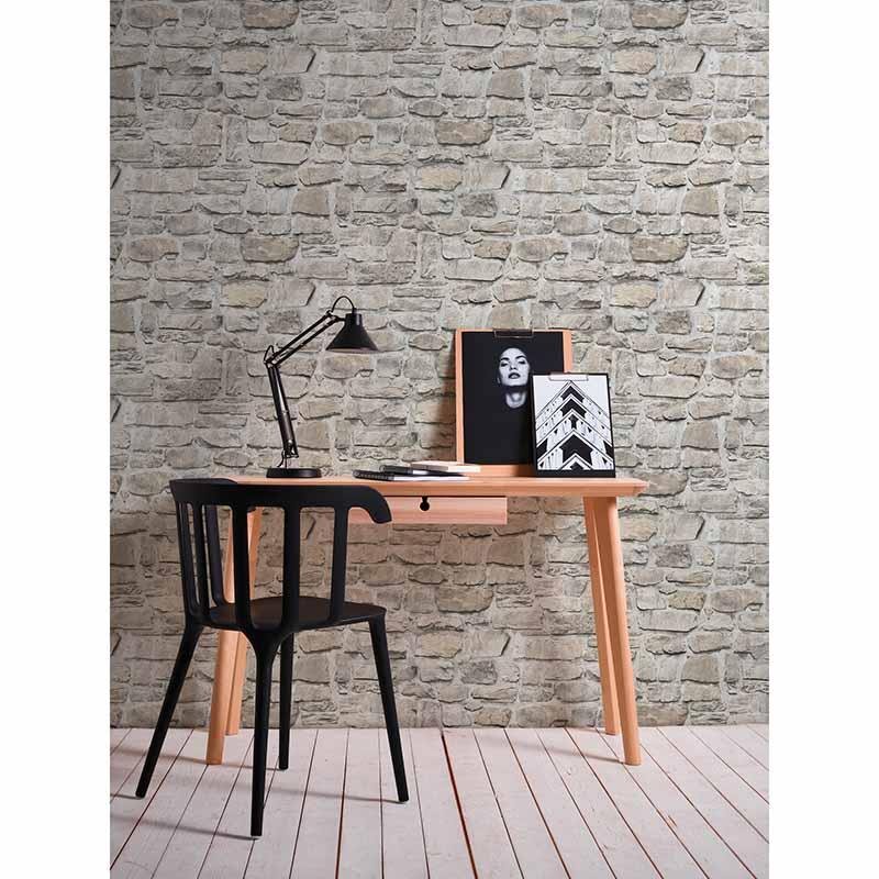 Tapete Beige, Creme, Grau, Silber AS-Creation Vliestapete (1028150)