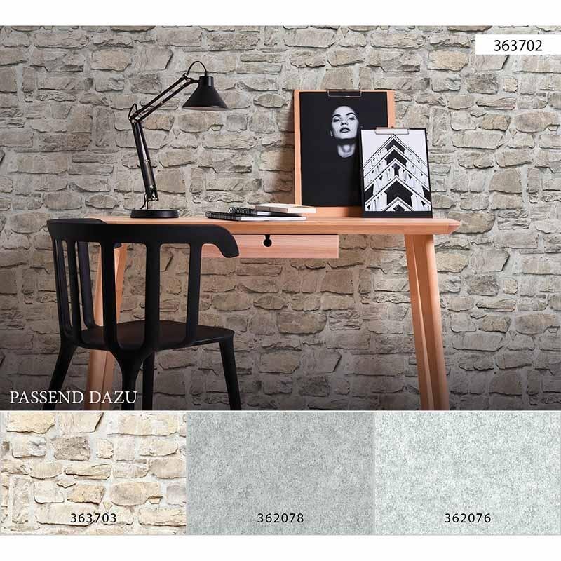 Tapete Beige, Creme, Grau, Silber AS-Creation Vliestapete (1028150)