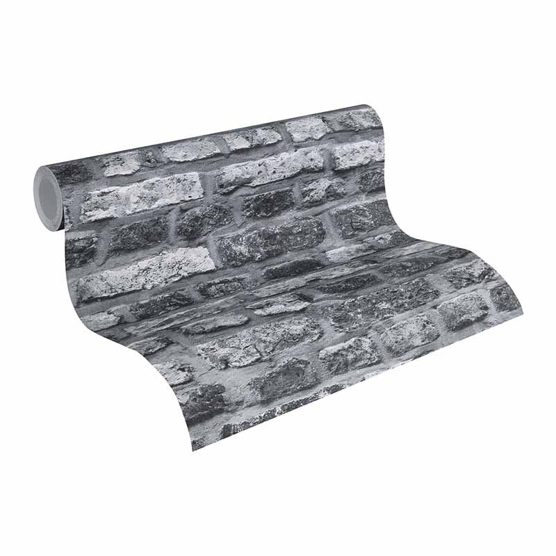 Tapete Schwarz, Anthrazit AS-Creation Vliestapete (1028120)