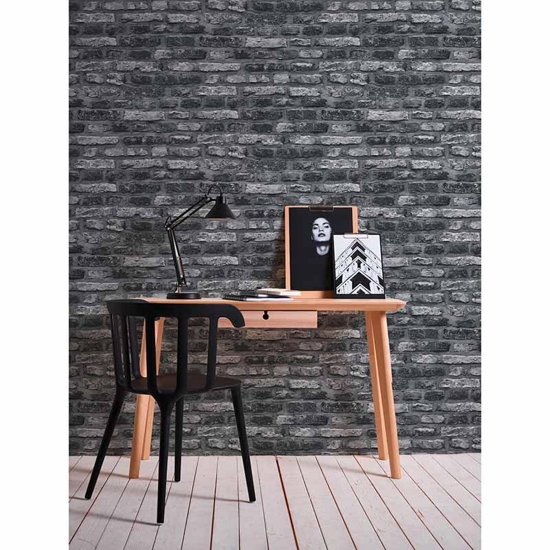 Tapete Schwarz, Anthrazit AS-Creation Vliestapete (1028120)