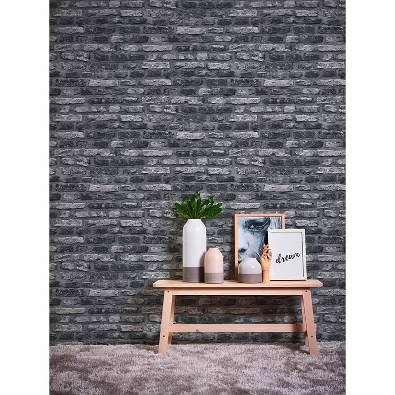 Tapete Schwarz, Anthrazit AS-Creation Vliestapete (1028120)