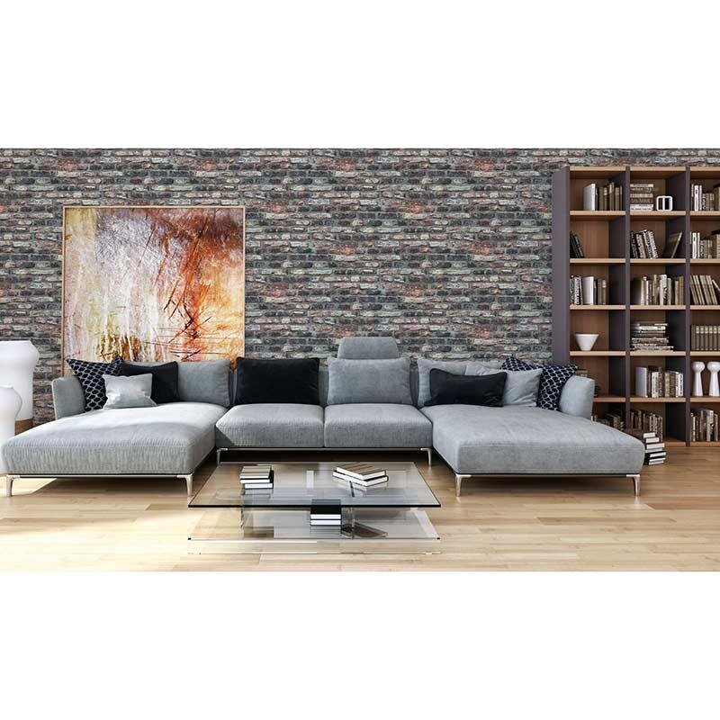 Tapete Grau, Silber, Rot AS-Creation Vliestapete (1028119)