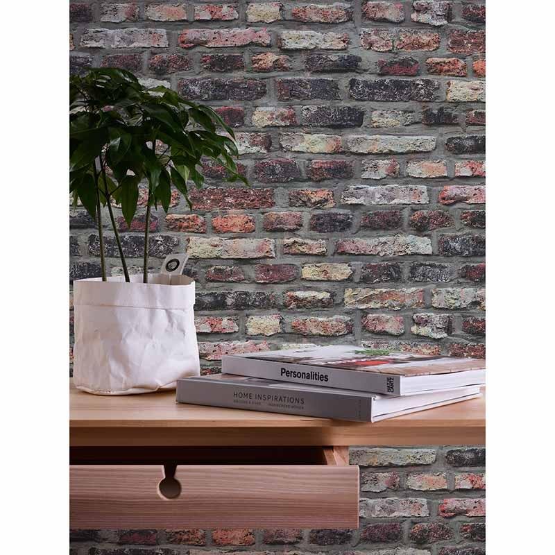 Tapete Grau, Silber, Rot AS-Creation Vliestapete (1028119)