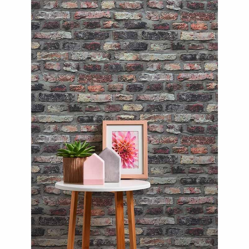 Tapete Grau, Silber, Rot AS-Creation Vliestapete (1028119)