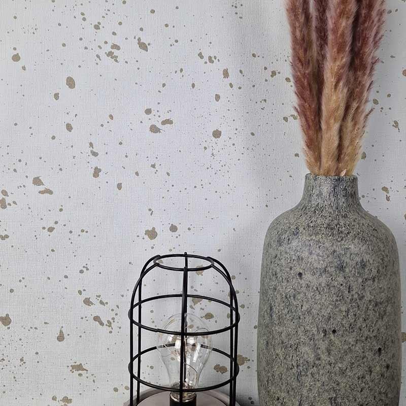 Tapete Gold, Kupfer, Grau, Silber SALE Rasch Vliestapete(1041888)