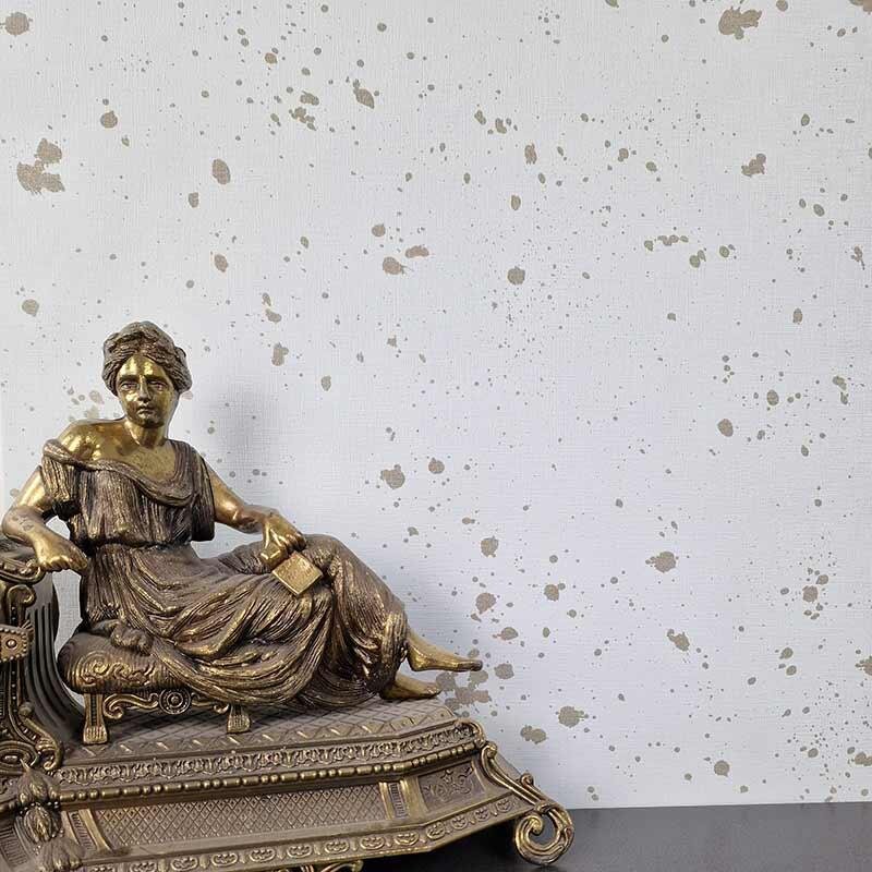 Tapete Gold, Kupfer, Grau, Silber SALE Rasch Vliestapete(1041888)