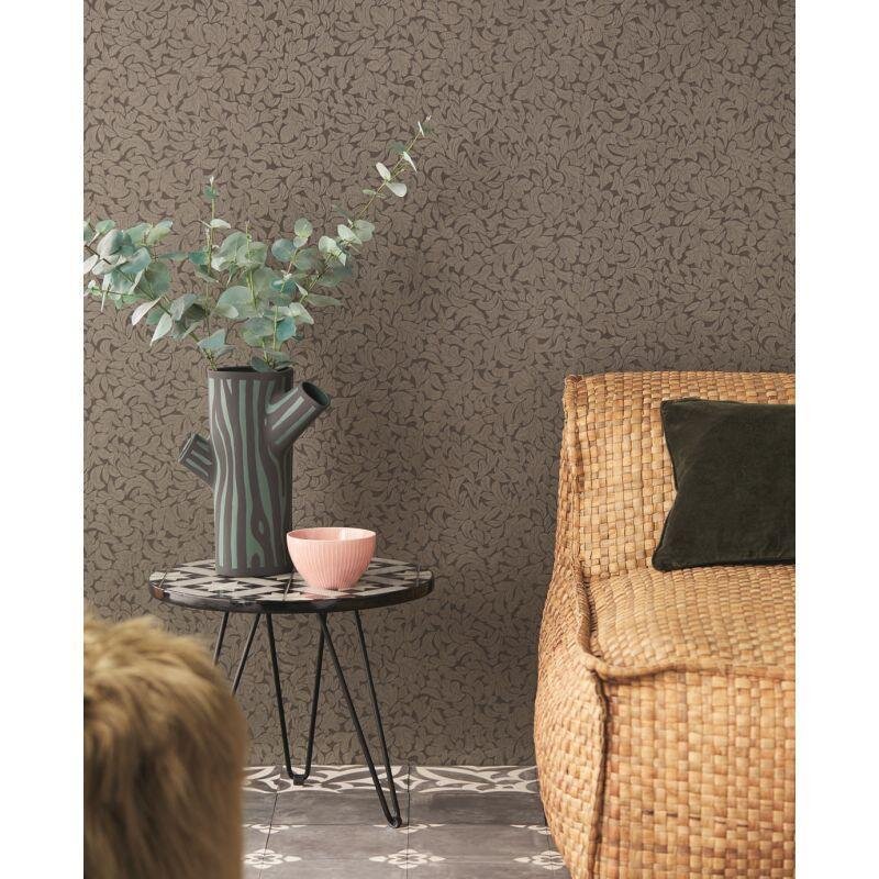 Tapete Beige, Creme, Grau, Silber Eijffinger Vliestapete (1029705)