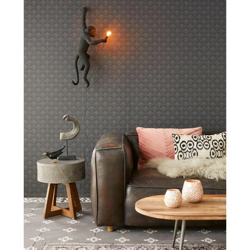 Tapete Schwarz, Anthrazit Eijffinger Vliestapete (1029692)