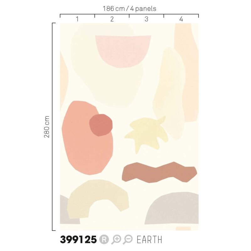 Digitaldruck-Tapete Beige, Creme Eijffinger (1029840)