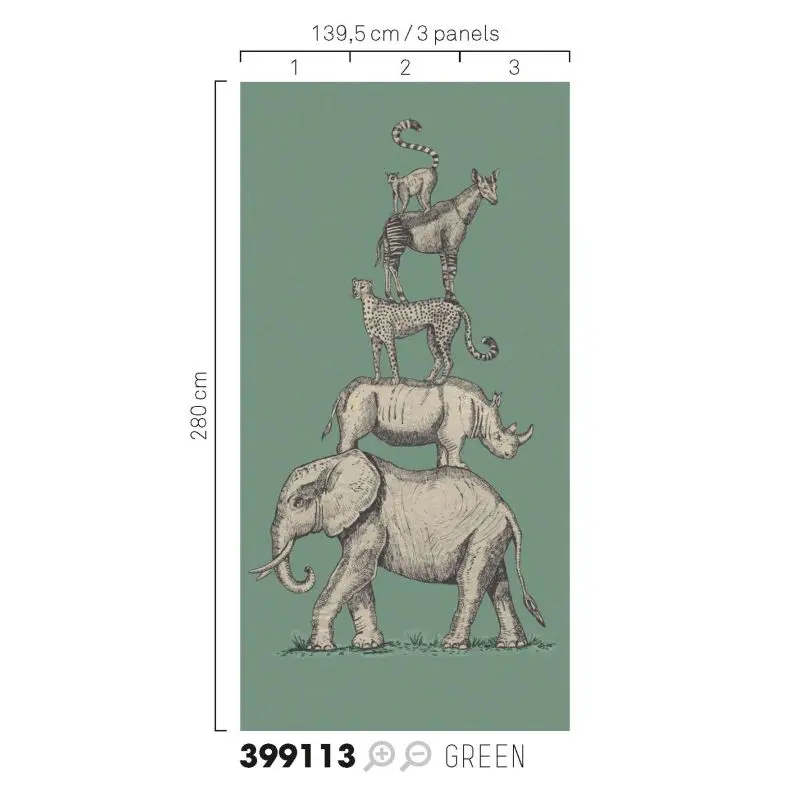 Tapete Grün Eijffinger Vliestapete (1029828)