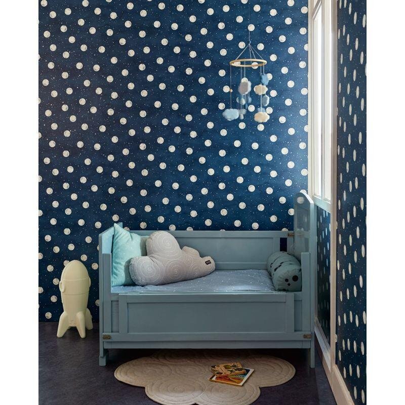 Tapete Beige, Creme, Blau, Pastellfarben Eijffinger Vliestapete (1029819)