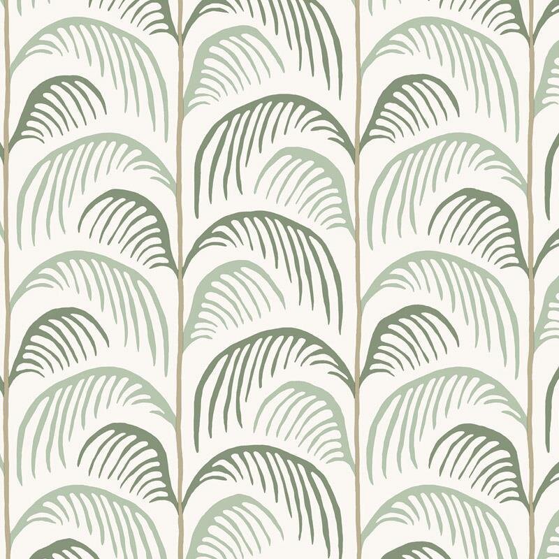 Tapete Grün, Pastellfarben, Weiß Eijffinger Vliestapete (1029810)