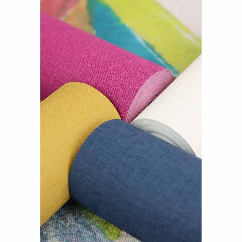 Vliestapete Pink Landhausstil Rasch Country Charme