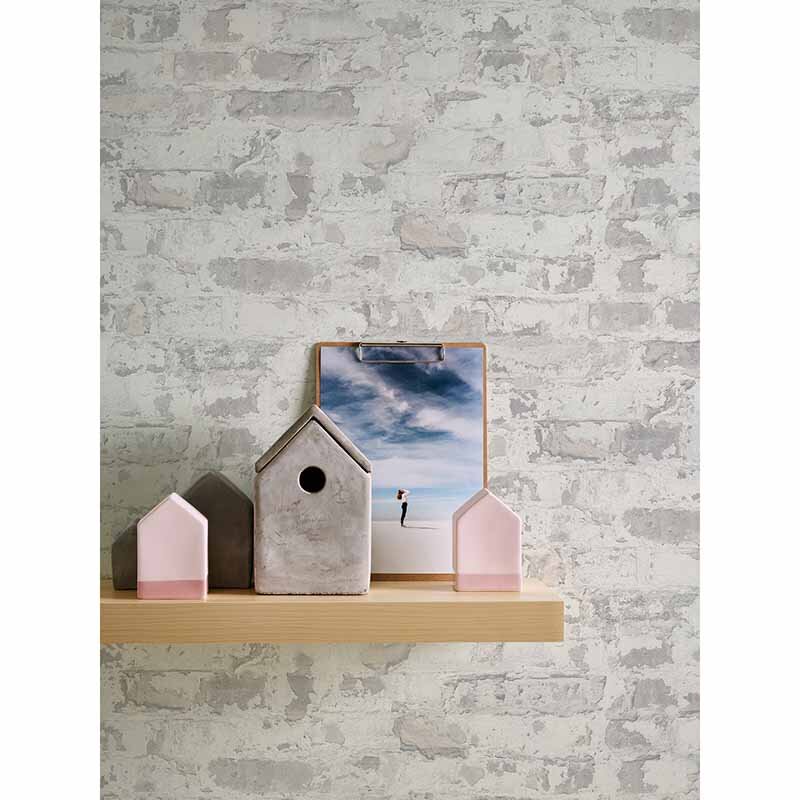 Tapete Beige, Creme, Grau, Silber AS-Creation Vliestapete (1028749)