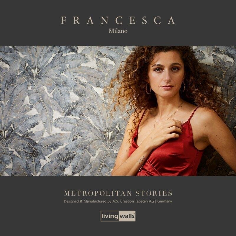 Tapete Grau, Silber livingwalls Vliestapete (1028744)