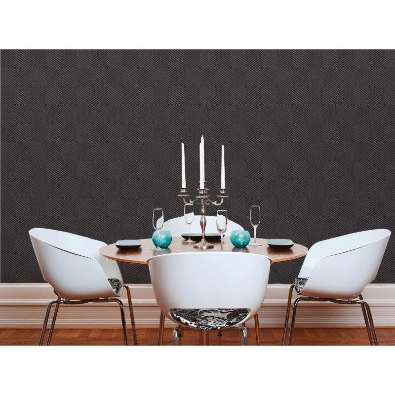 Tapete Schwarz, Anthrazit livingwalls Vliestapete (1028739)