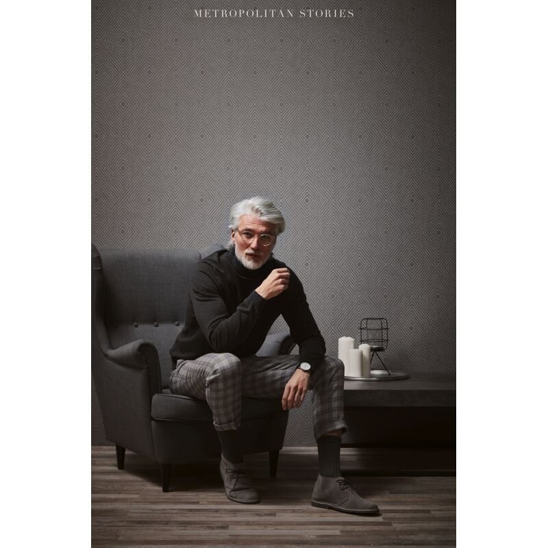 Tapete Grau, Silber livingwalls Vliestapete (1021350)