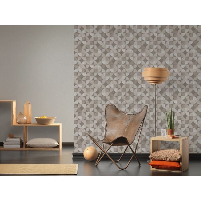 Tapete Grau, Silber livingwalls Vliestapete (1028731)