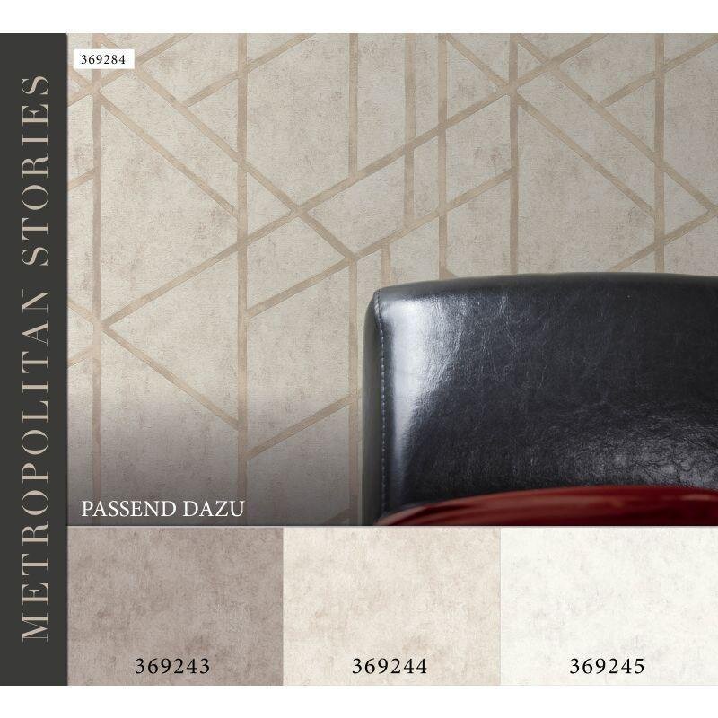 Tapete Beige, Creme, Grau, Silber livingwalls Vliestapete (1021348)