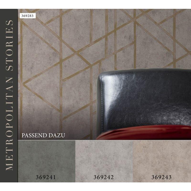 Tapete Beige, Creme, Grau, Silber livingwalls Vliestapete (1021348)