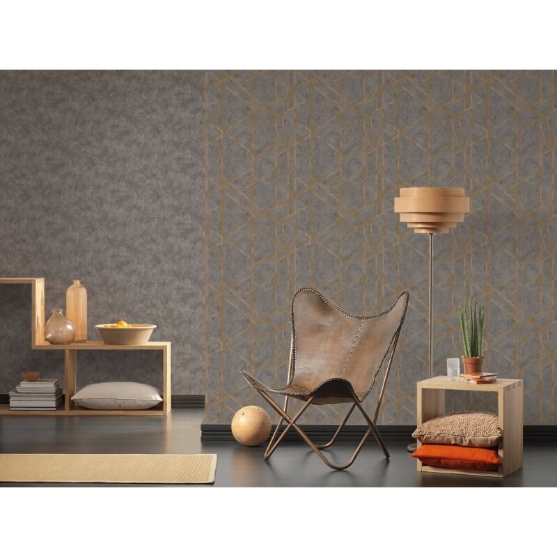 Tapete Grau, Silber livingwalls Vliestapete (1021347)