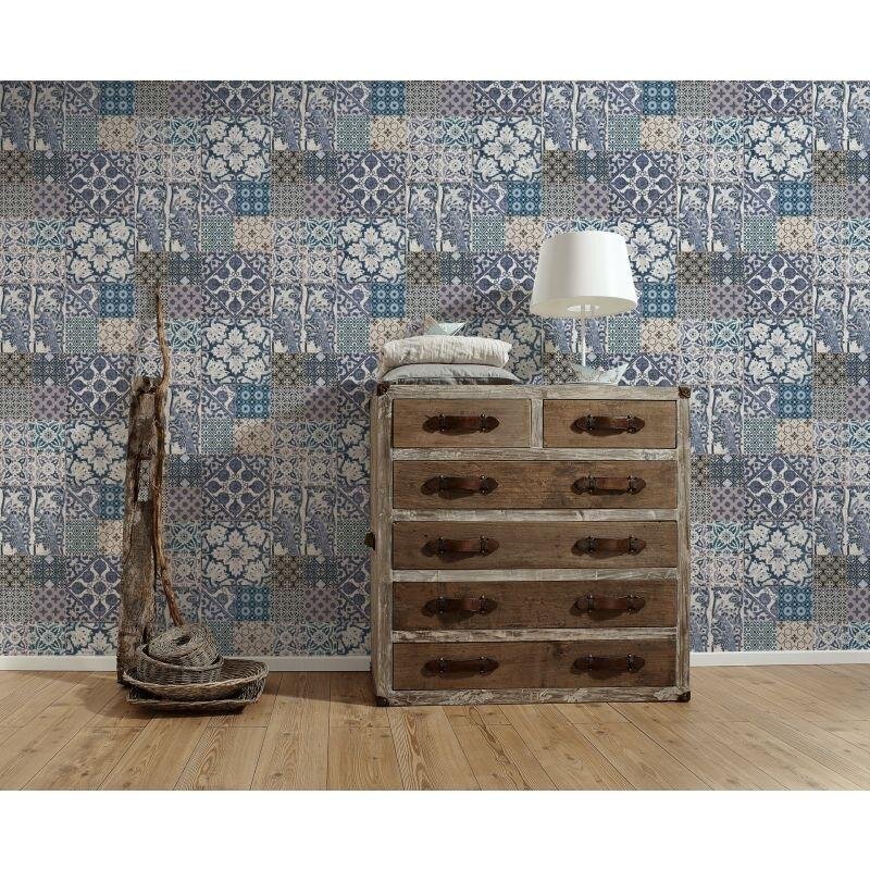 Tapete Blau livingwalls Vliestapete (1028723)