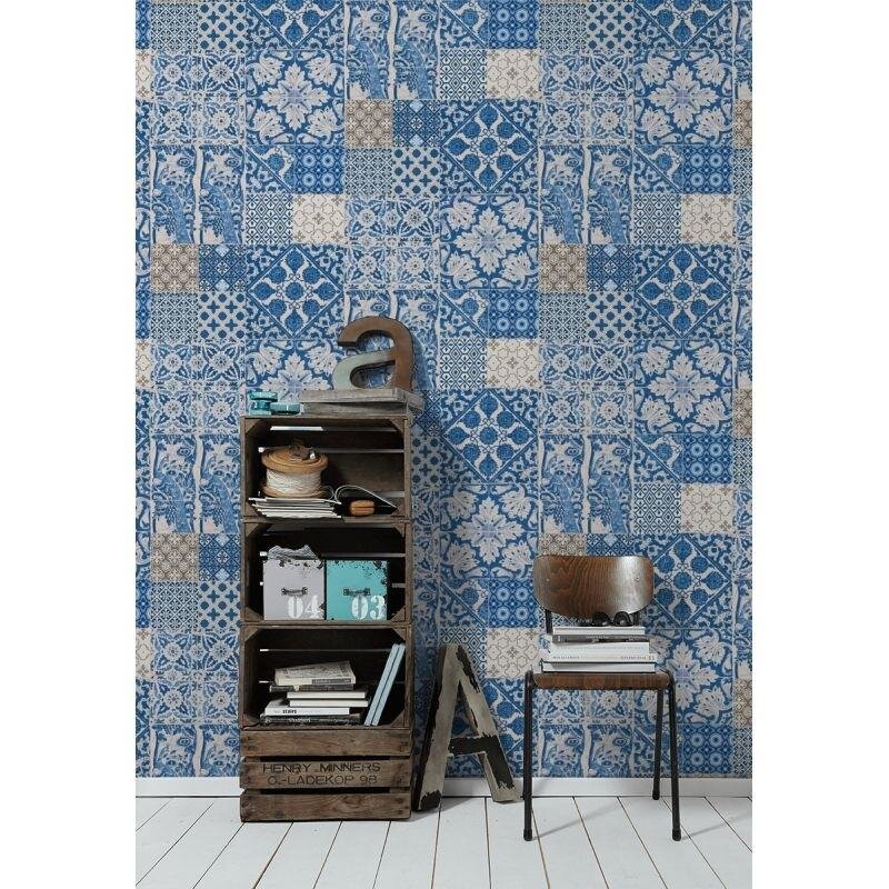 Tapete Blau livingwalls Vliestapete (1028722)