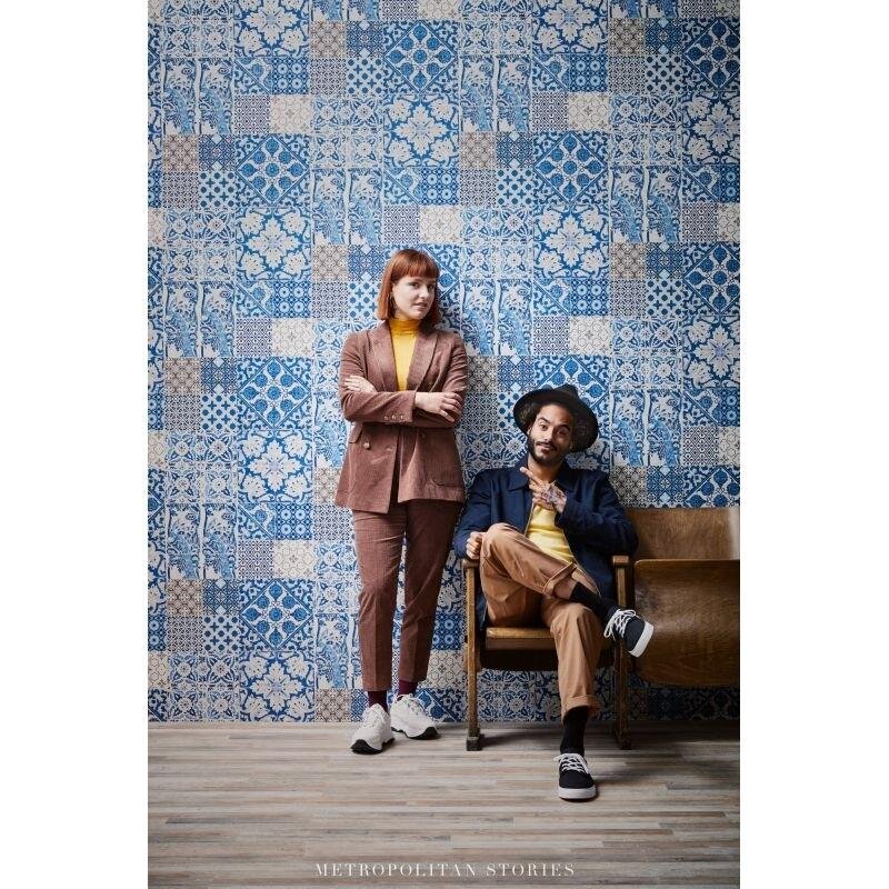 Tapete Blau livingwalls Vliestapete (1028722)