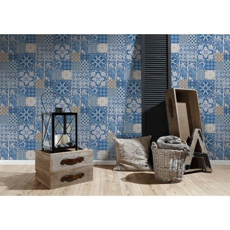 Tapete Blau livingwalls Vliestapete (1028722)