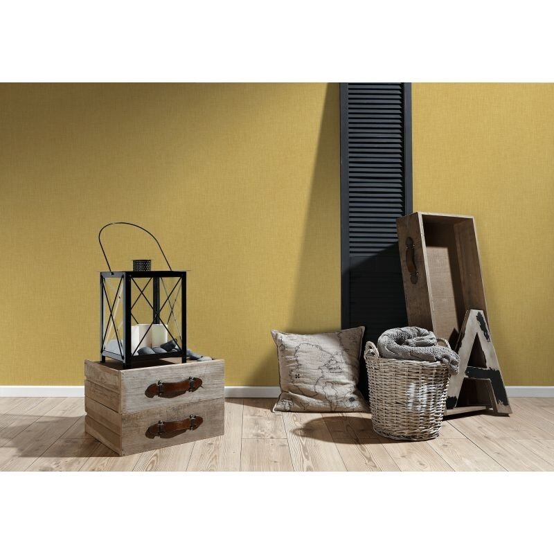 Tapete Gelb, Vanille livingwalls Vliestapete (1028717)