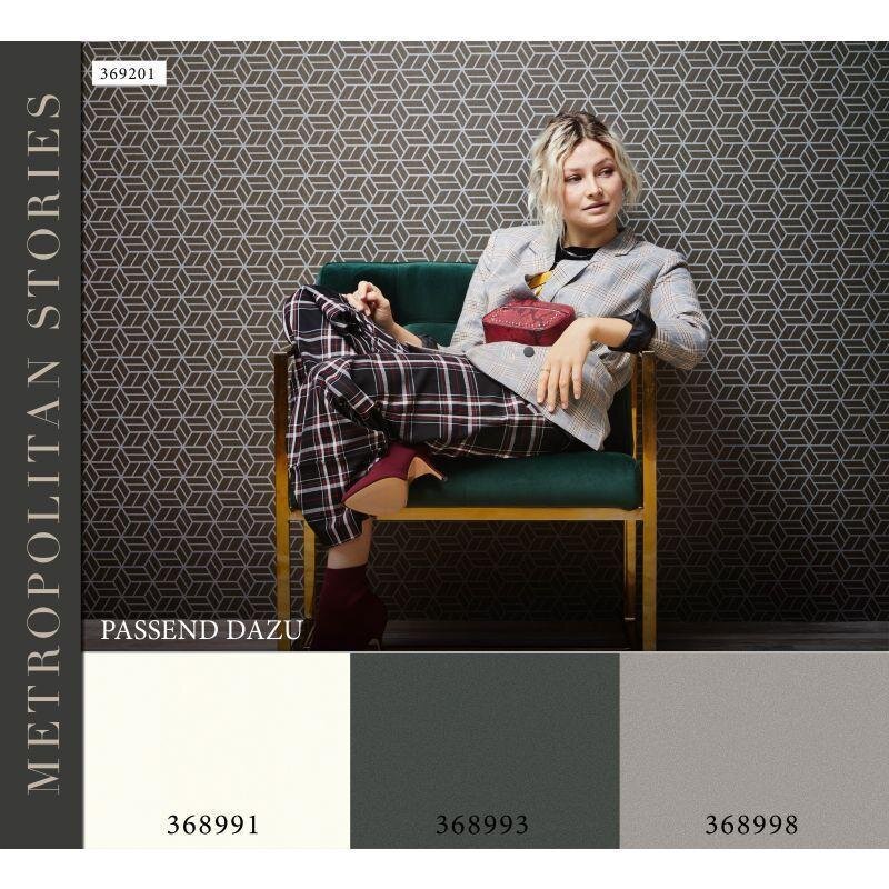 Tapete Braun, Grau, Silber livingwalls Vliestapete (1021344)