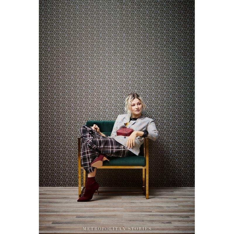 Tapete Braun, Grau, Silber livingwalls Vliestapete (1021344)