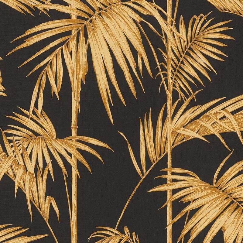 Tapete Orange, Terrakotta, Schwarz, Anthrazit livingwalls Vliestapete (1028710)